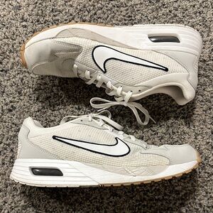 Nike White and Black Athletic Shoes
